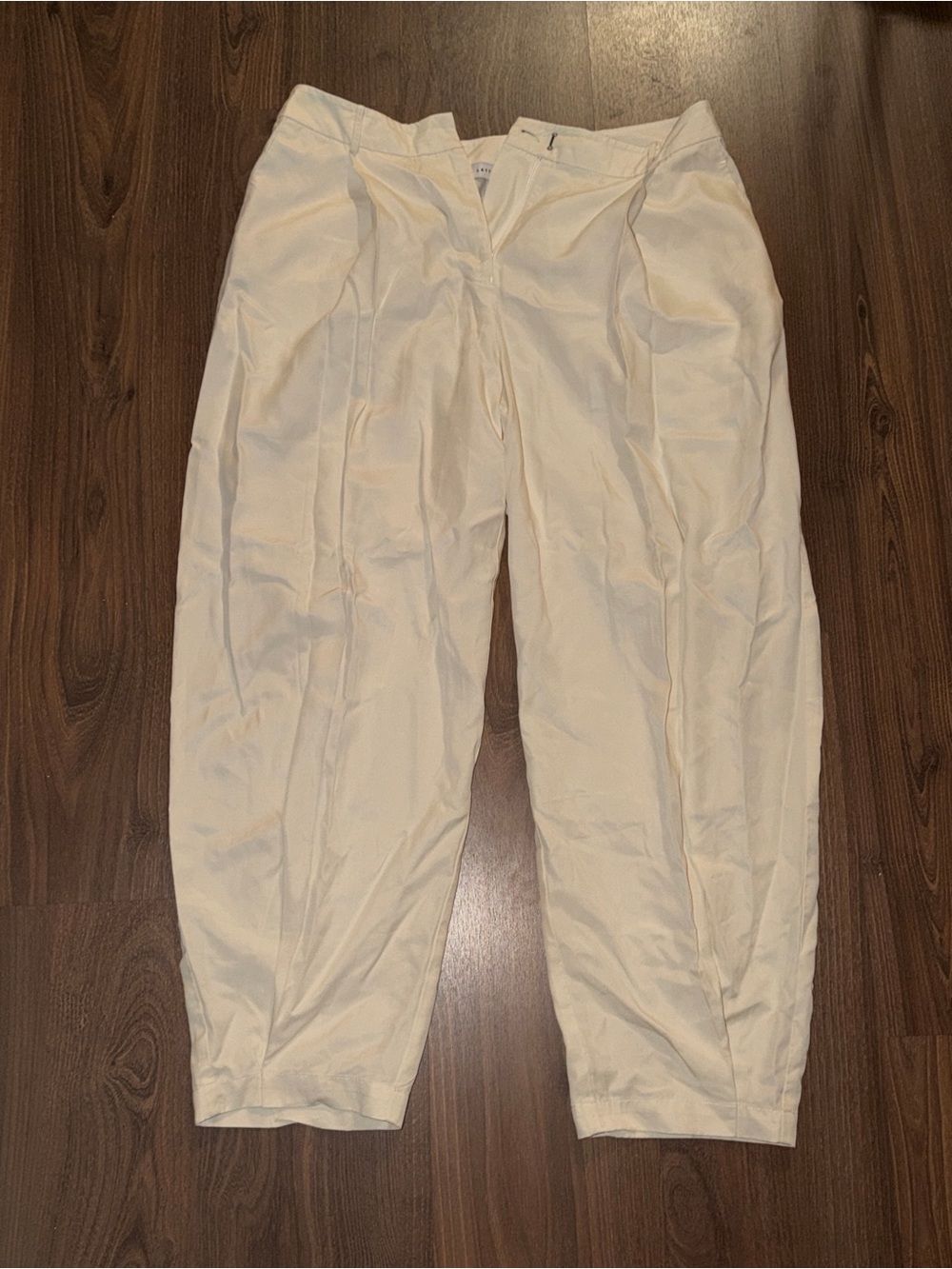 LattelIer Light Cream ballon Trousers